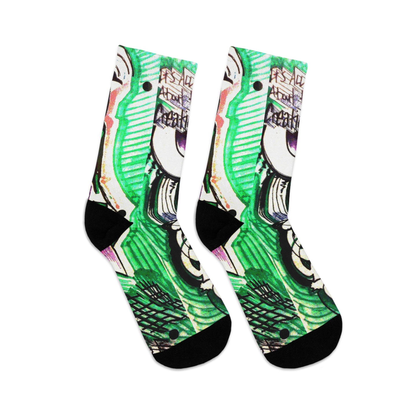 All About The Creation Recycled Poly Socks