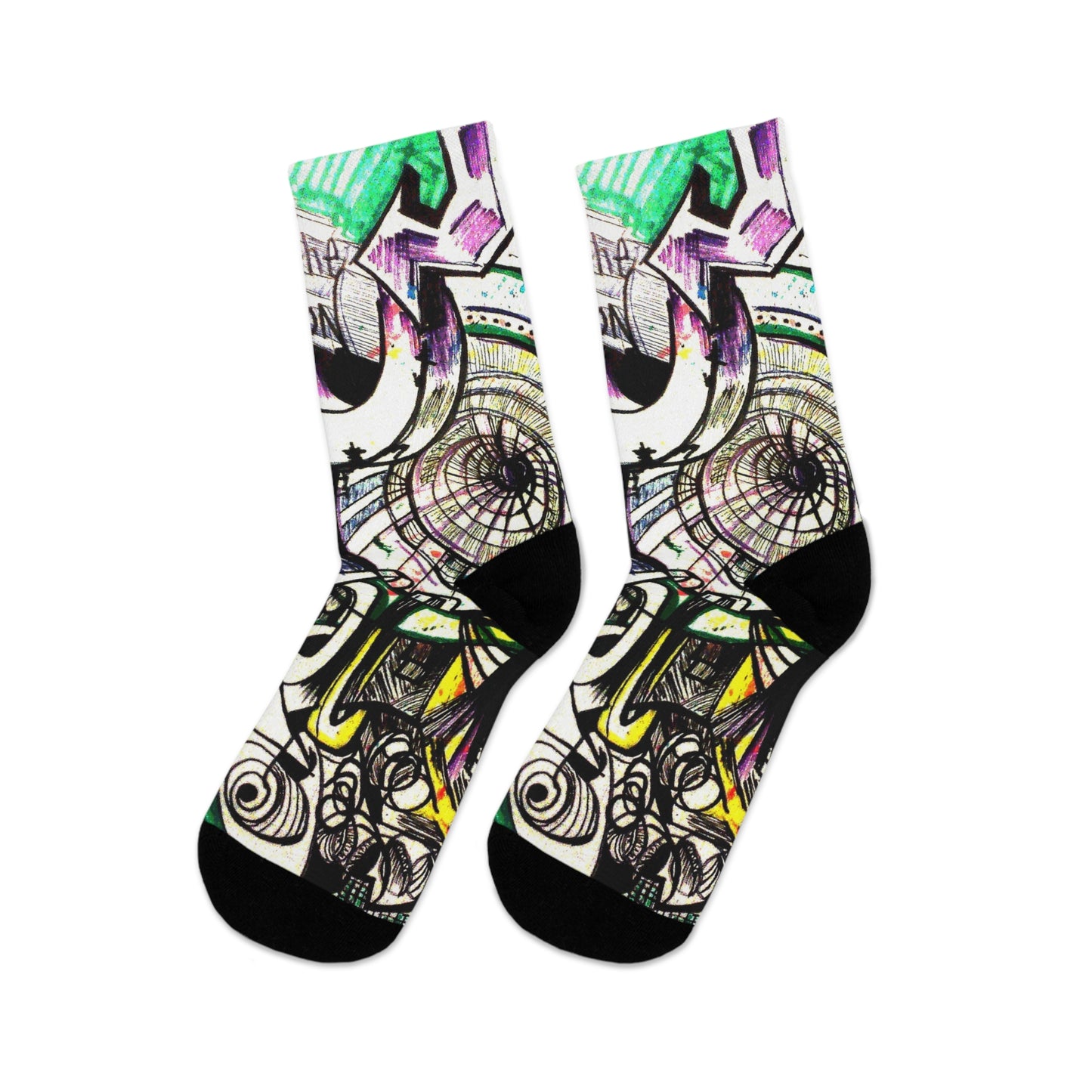 All About The Creation Recycled Poly Socks