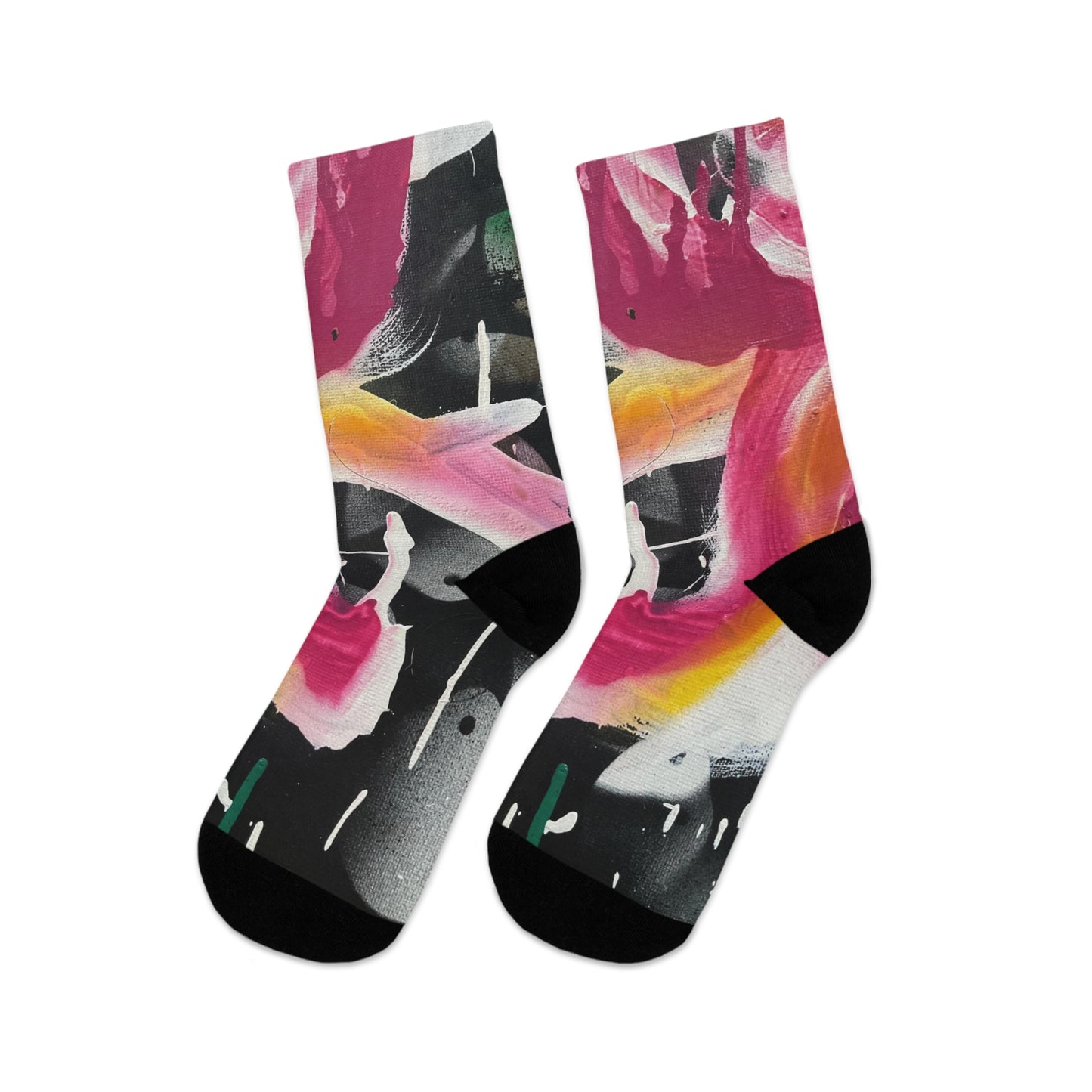 Street Art Graffiti Recycled Poly Socks