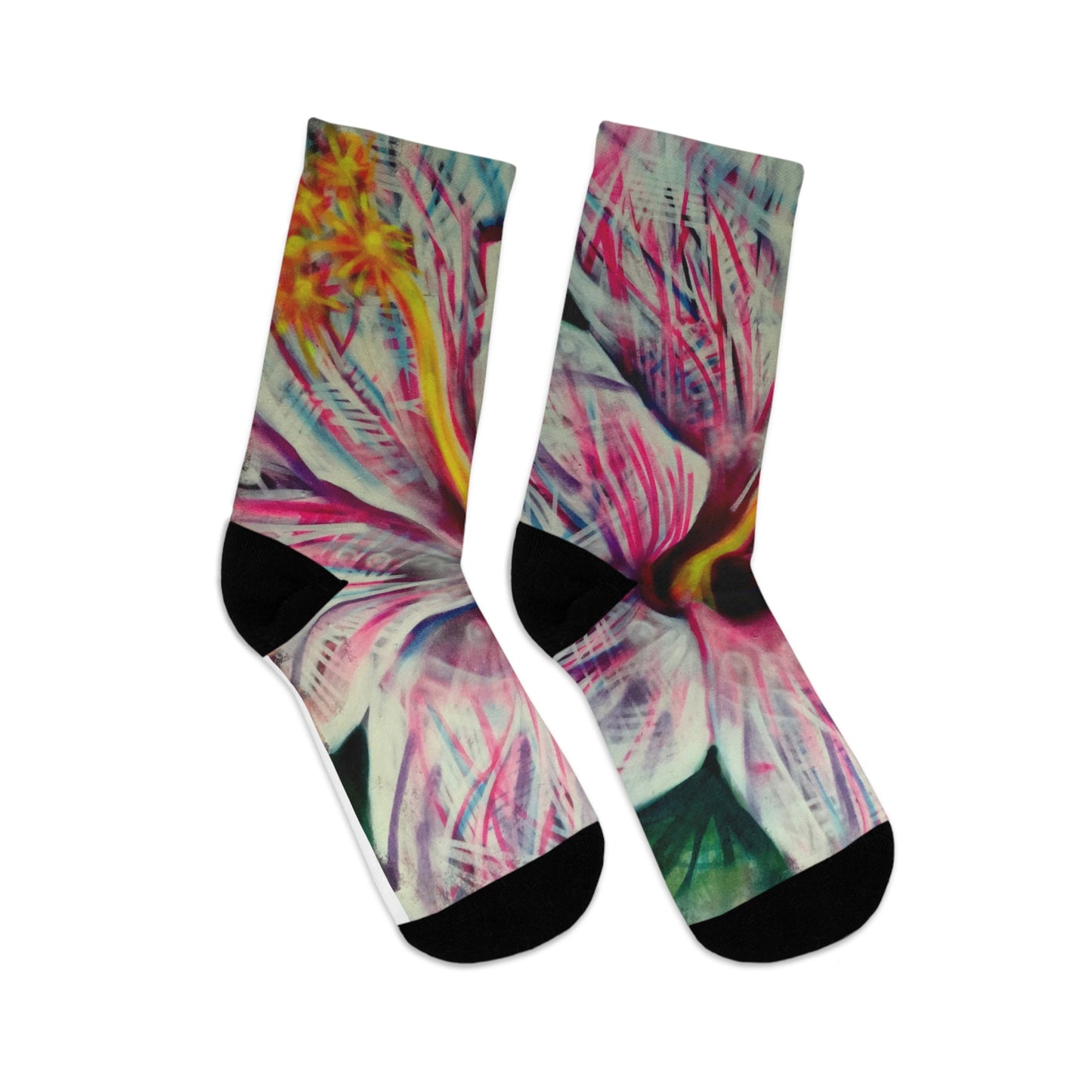 Hibiscus Recycled Poly Socks