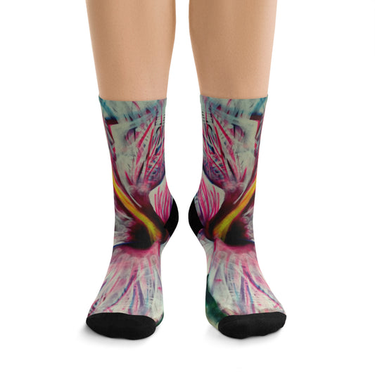 Hibiscus Recycled Poly Socks
