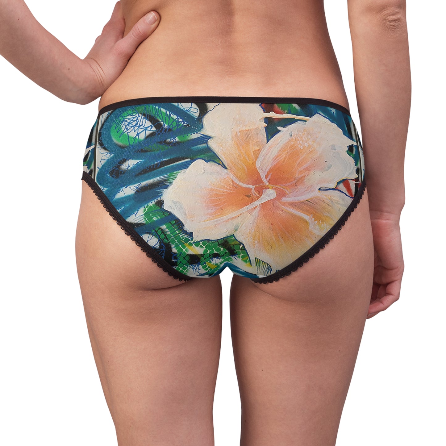 Hibiscus Women's Briefs (AOP)