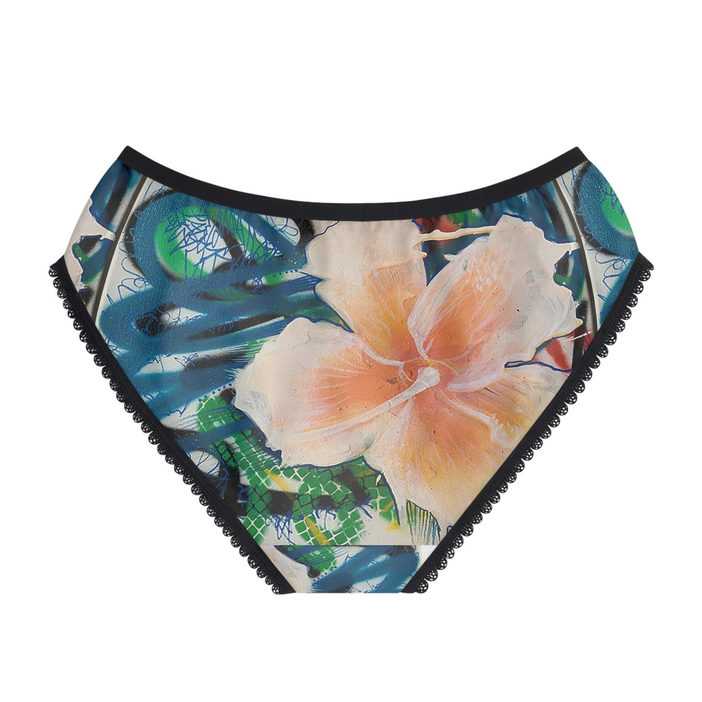 Hibiscus Women's Briefs (AOP)