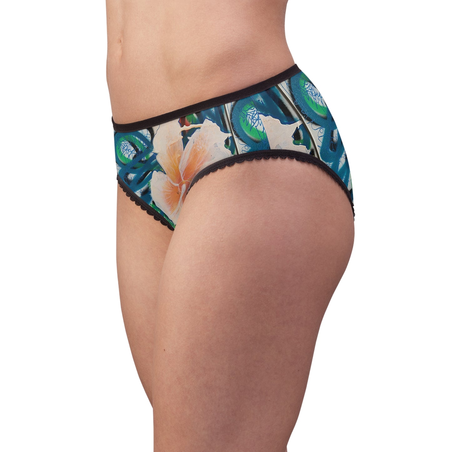 Hibiscus Women's Briefs (AOP)