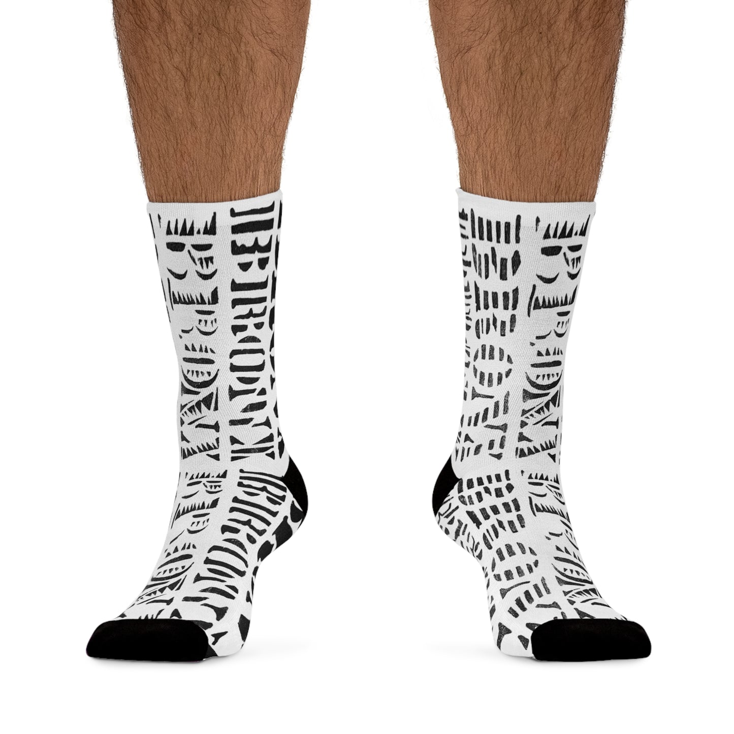 The Bronx stencil Recycled Poly Socks