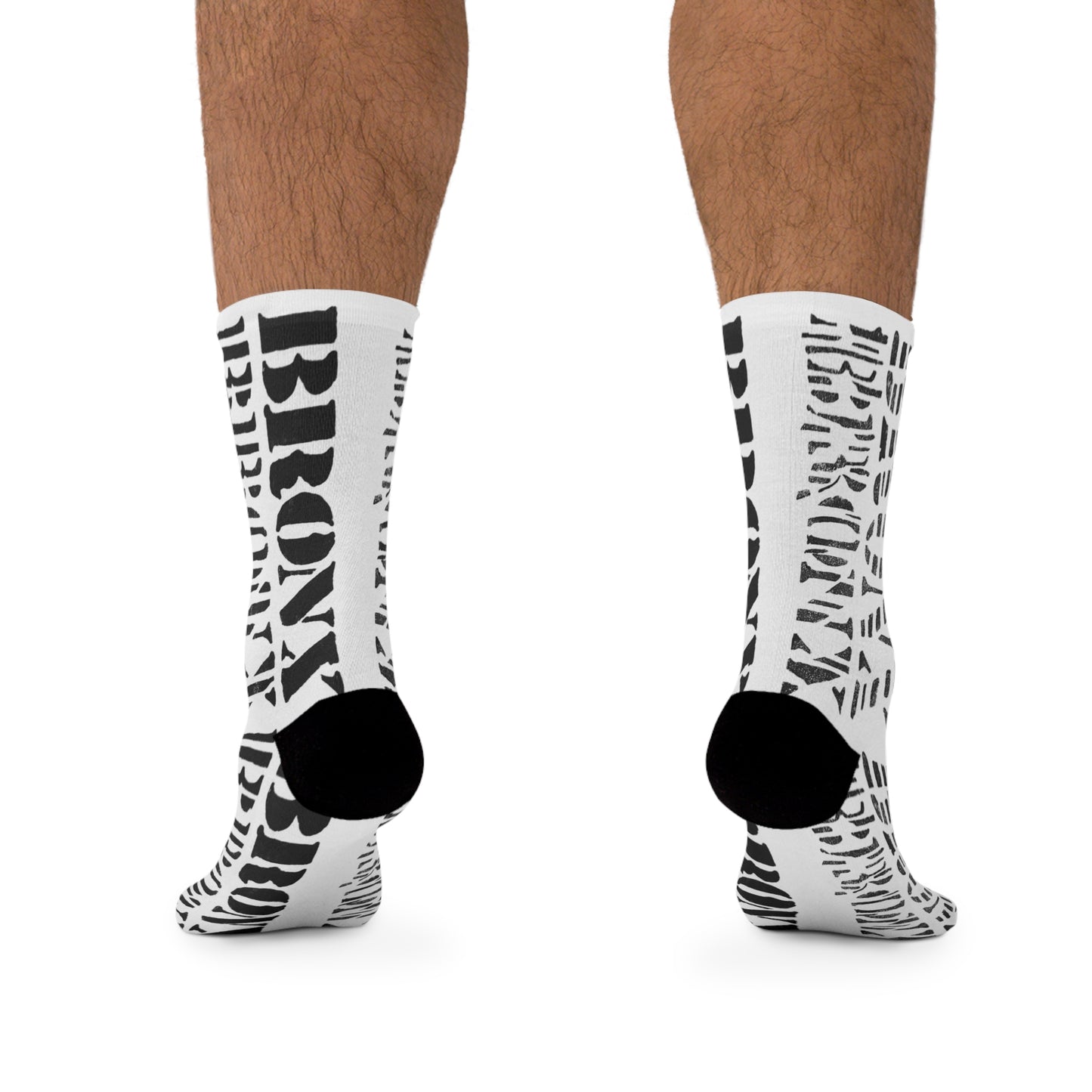 The Bronx stencil Recycled Poly Socks