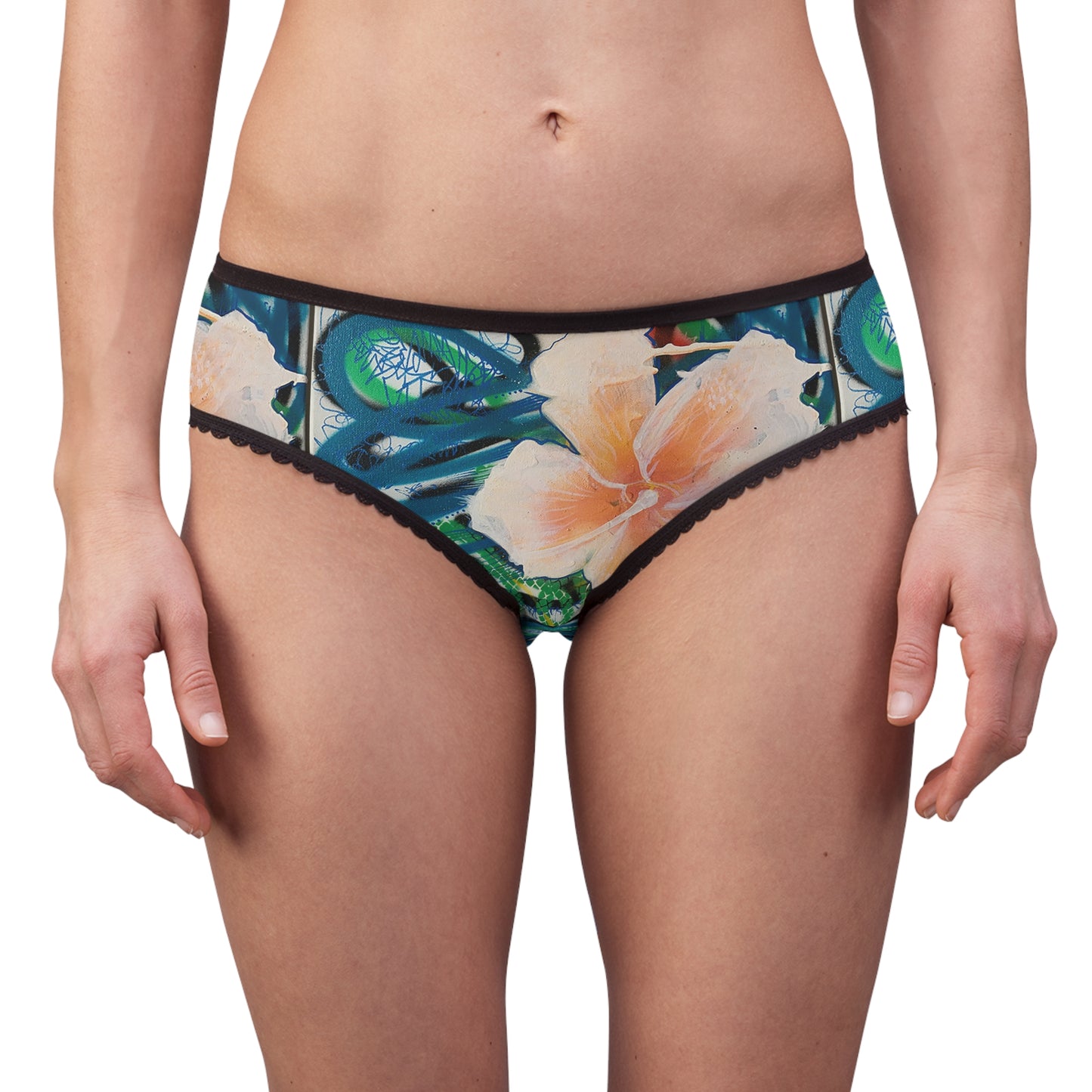 Hibiscus Women's Briefs (AOP)