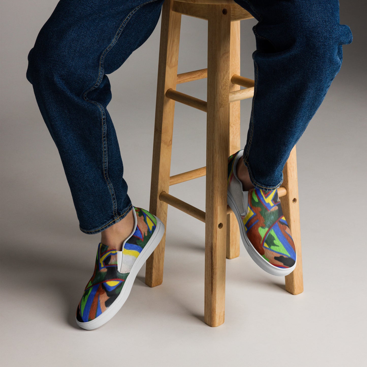 Men’s slip-on canvas shoes- Camouflage