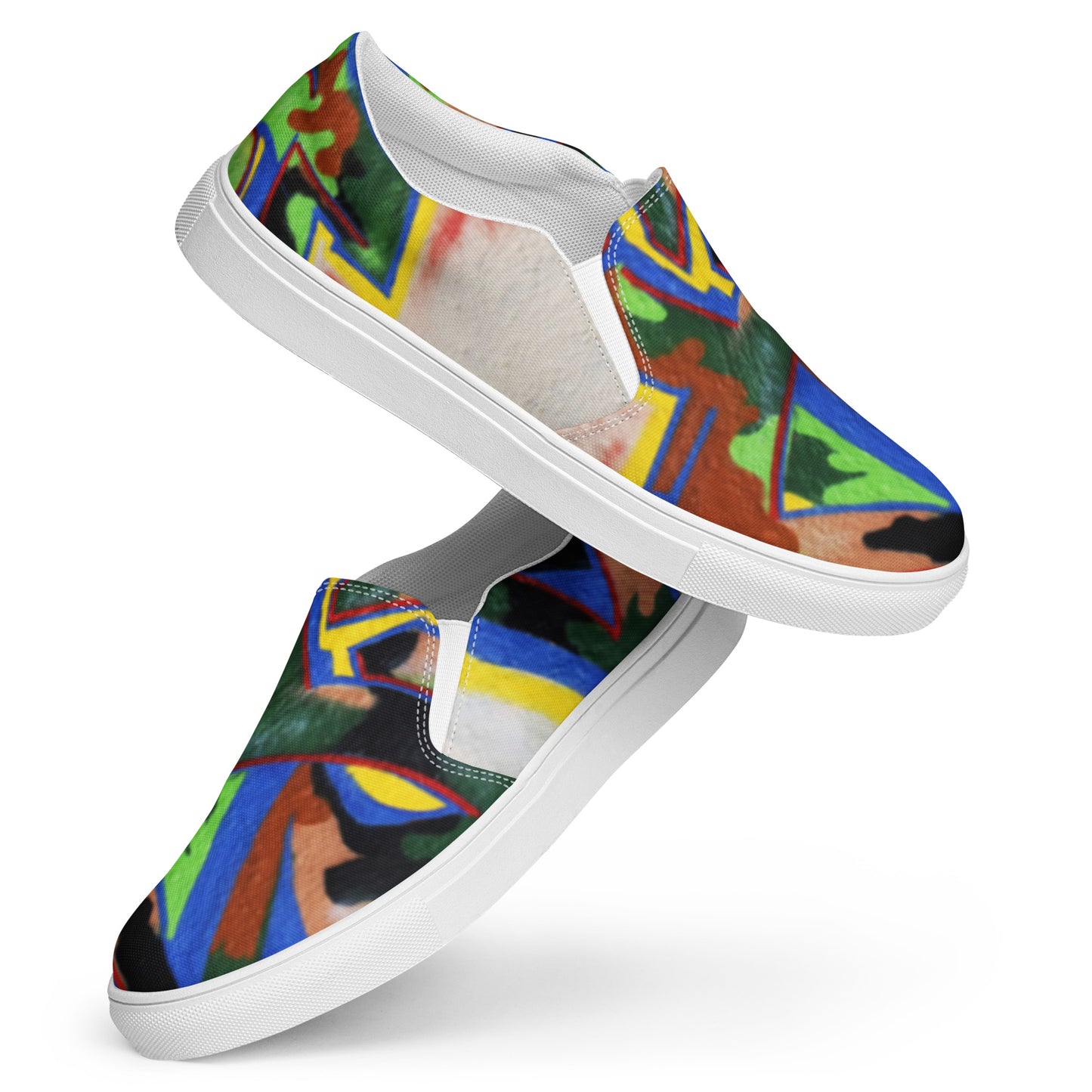 Men’s slip-on canvas shoes- Camouflage